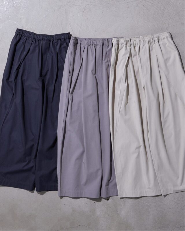 コットンセルロースタックパンツ