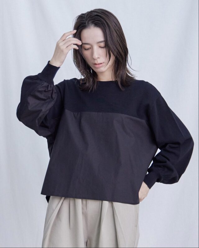 【SALE セール】TUTIE. (ツチエ) | コットンアイレットニットプルオーバー (moss green) | トップス プルオーバー お洒落 TUTIE. (ツチエ) | コットンアイレットニットプルオーバー (moss