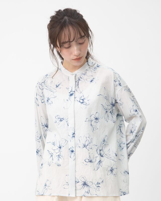 ハンドメイド　ふわふわブラウス TITE IN THE STORE ブラウス シャツ クラフトレースシャツ