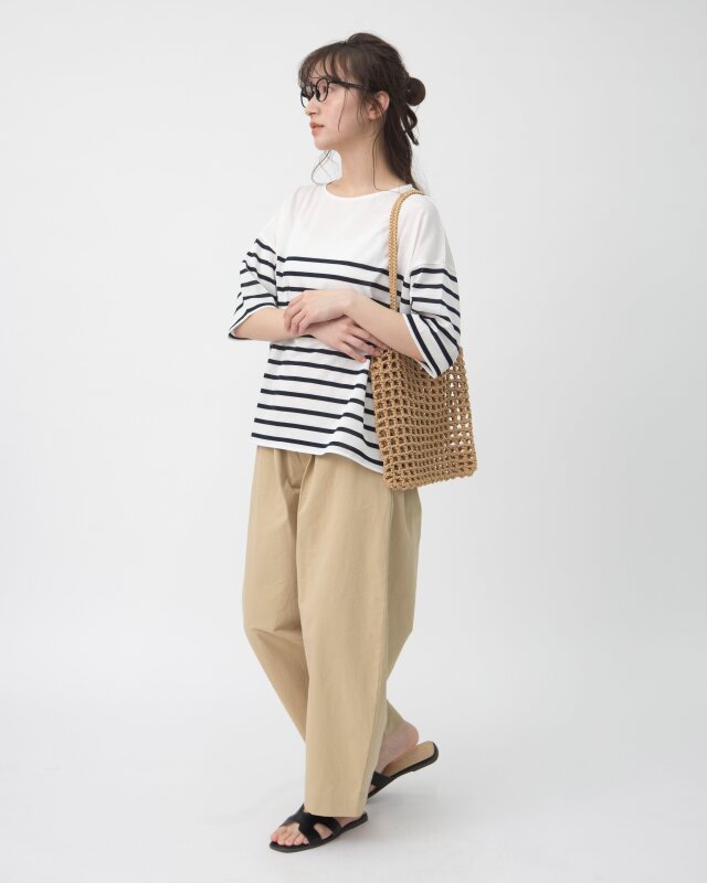 ネストローブ★コットンバスクパネルボーダープルオーバー ボーダー着回しあれこれ | 岡山店 | nest Robe Shop Blog | nest