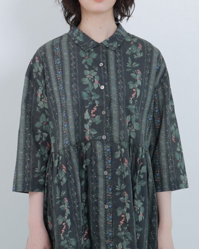 専用plantation 日本製 製品洗い 花柄 ワンピース Plantation プランテーション/WOMEN'S Tops/ワンピース| A-net
