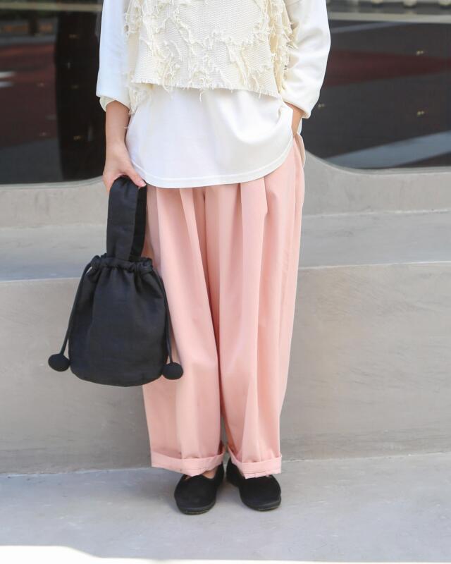 ricoさん身長：151cm　カラー：ピンク　サイズ：S-M