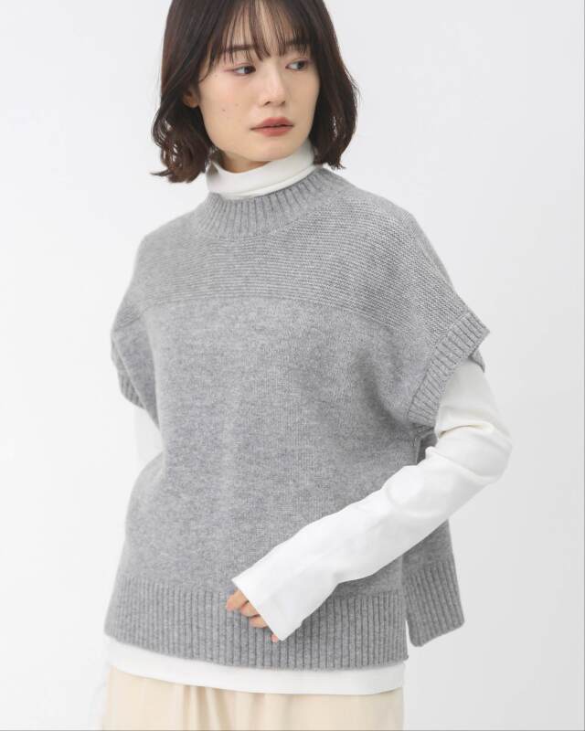 モデル身長：163ｃｍ　着用カラー：グレー