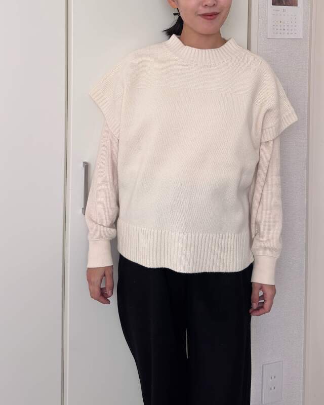 モデル身長：153cm／ホワイト／妊娠中