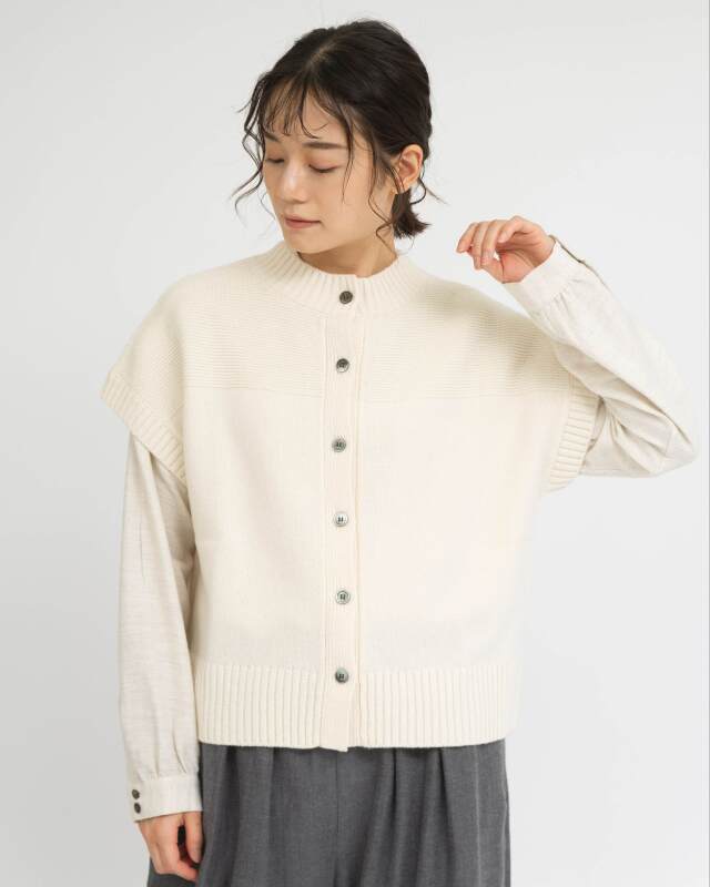 モデル身長：163ｃｍ　着用カラー：ホワイト