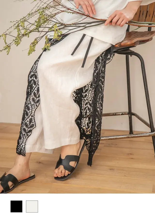 【Sachi×TUTIE.】コットンレースラップスカート