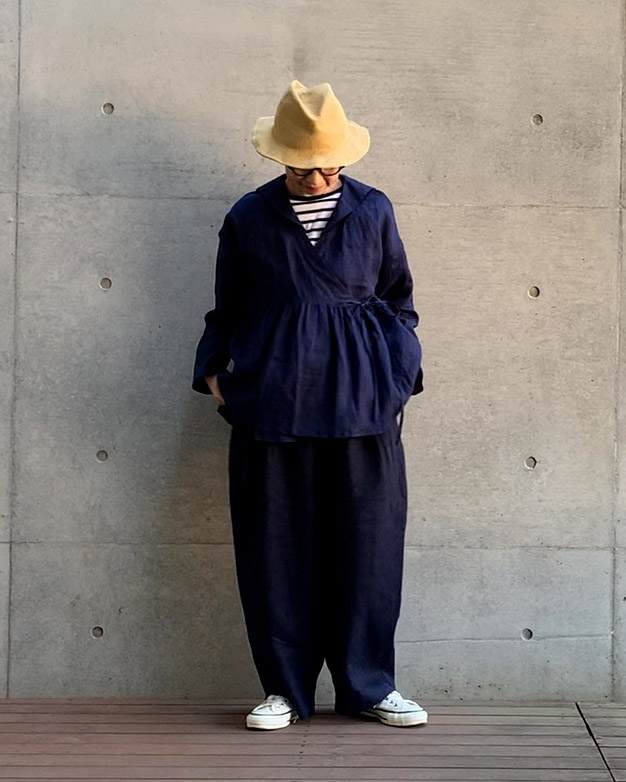 megumiさん：160cm ネイビー