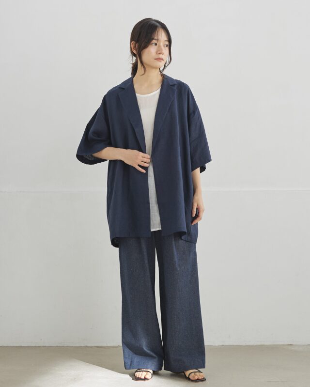 163cm　ネイビー