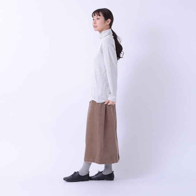 つちふわシリーズ~カットソータートルネックプルオーバー【0699TO-71343】