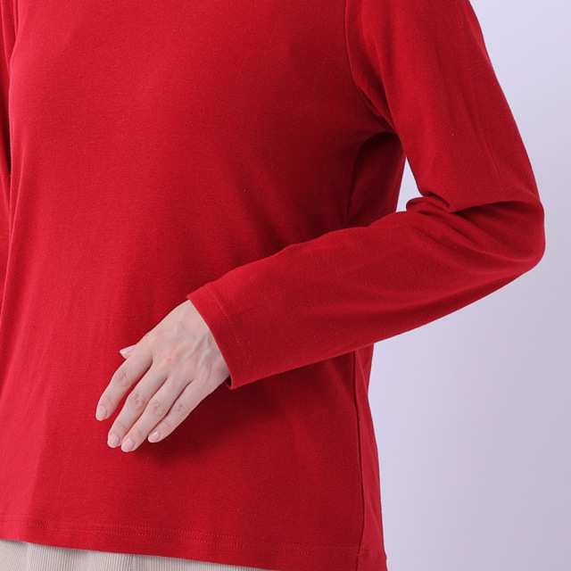 コットンフライスタートルネック【0699TO-71345】