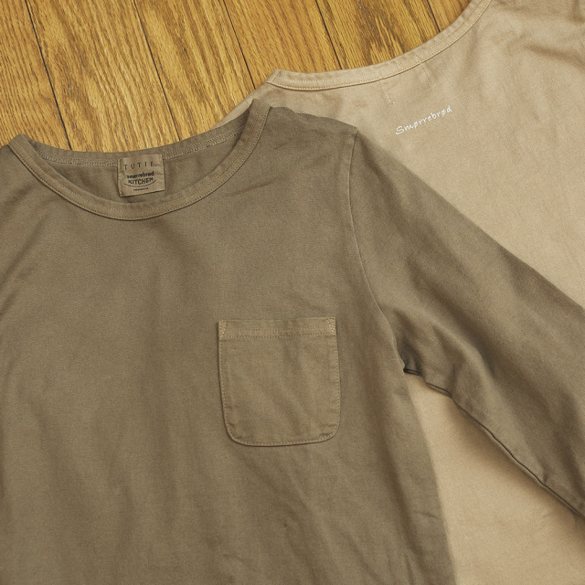smorrebrod KITCHENコラボ】コーヒー染めTシャツ 【0699TO-71839】