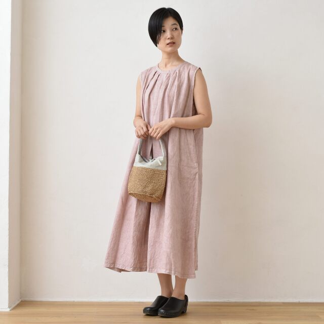 訳有TRAUM.linokekena－tote□リネン・コットン・他 訳有TRAUM.linokekena－tote□リネン・コットン・他