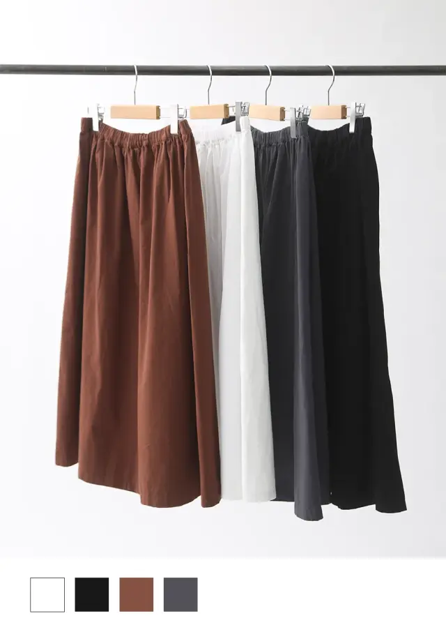 【先行予約】コットン裏起毛ペチスカート | 11月末発送