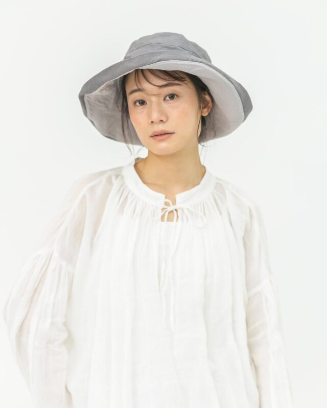 0699TO68063　リネンリバーシブルハット