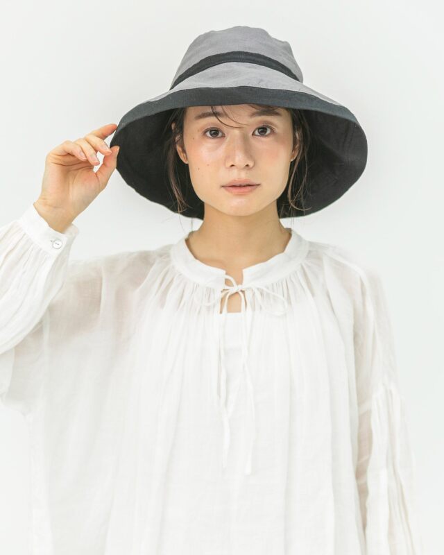 0699TO68063　リネンリバーシブルハット