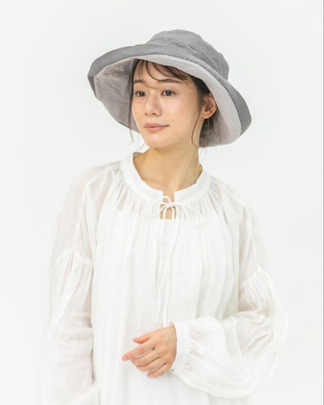 0699TO68063　リネンリバーシブルハット