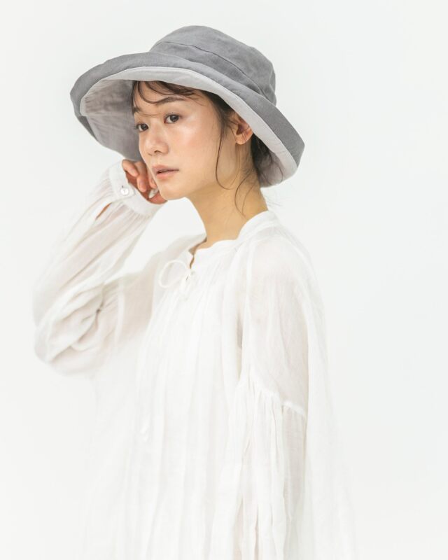 0699TO68063　リネンリバーシブルハット