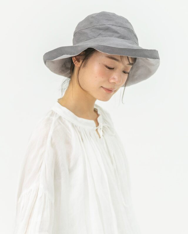 0699TO68063　リネンリバーシブルハット