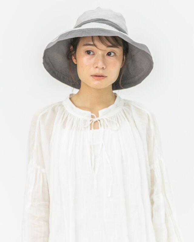 0699TO68063　リネンリバーシブルハット