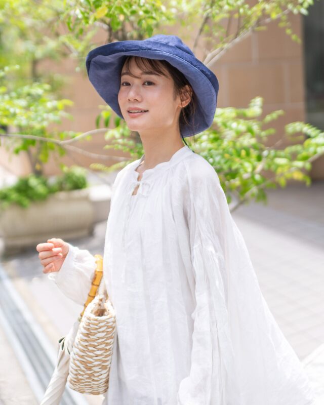 0699TO68063　リネンリバーシブルハット