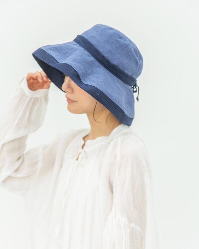 0699TO68063　リネンリバーシブルハット