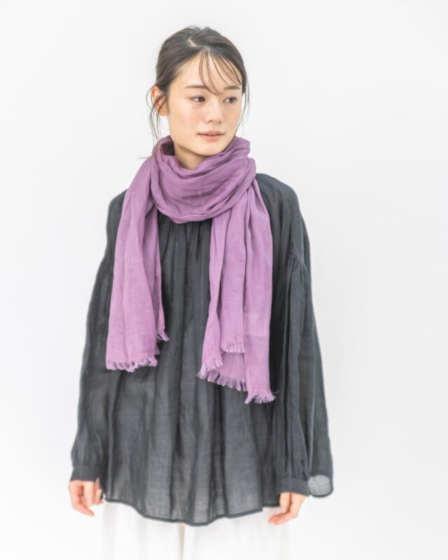0699TO69064　ラミー麻ＵＶ加工ストール