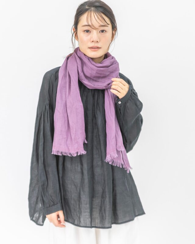 0699TO69064　ラミー麻ＵＶ加工ストール