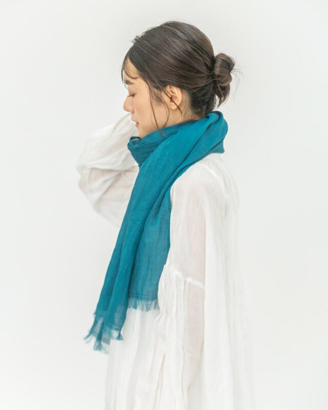 0699TO69064　ラミー麻ＵＶ加工ストール