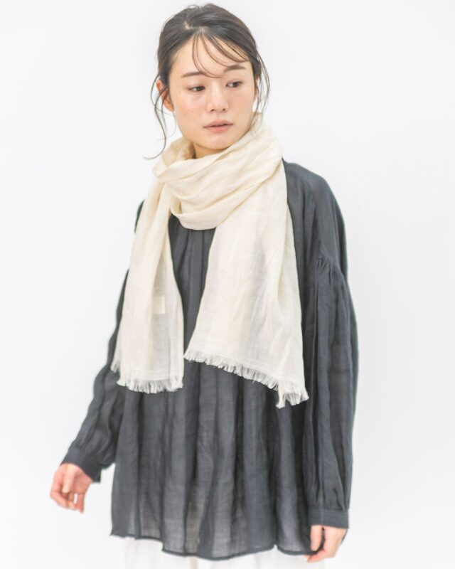 0699TO69064　ラミー麻ＵＶ加工ストール