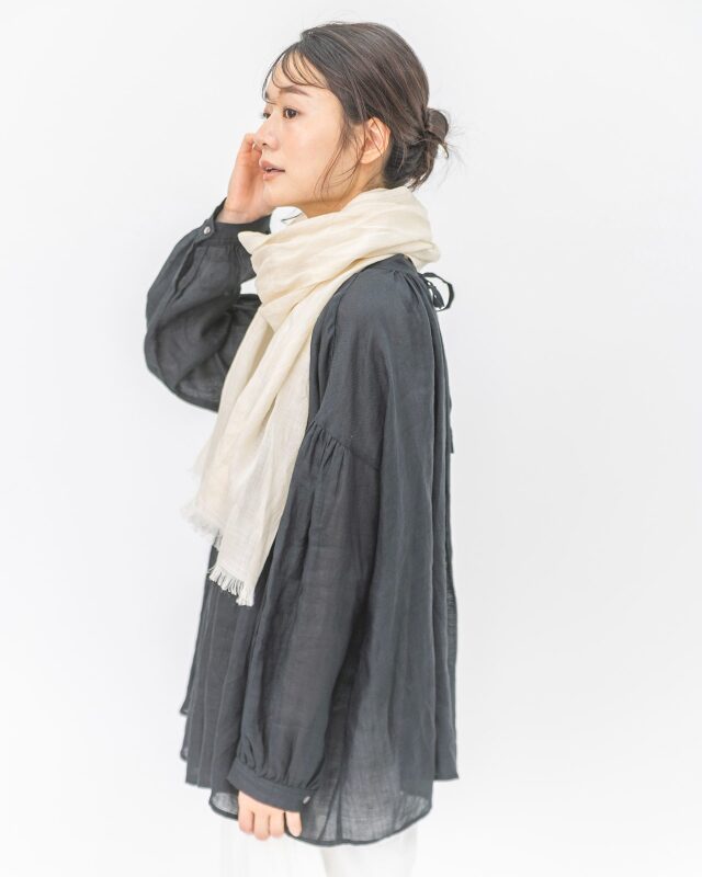 0699TO69064　ラミー麻ＵＶ加工ストール