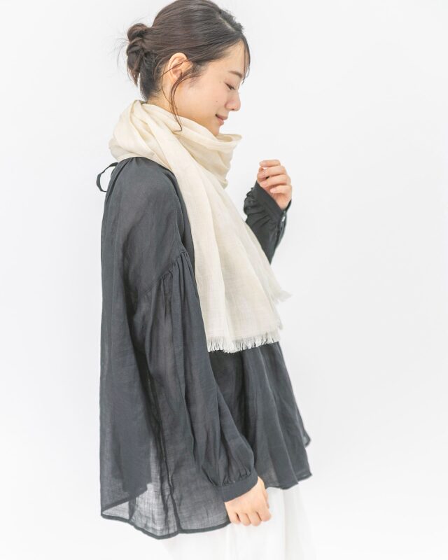 0699TO69064　ラミー麻ＵＶ加工ストール