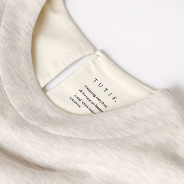 0699TO76361 コットン裏毛起毛ワイドストレートパンツ