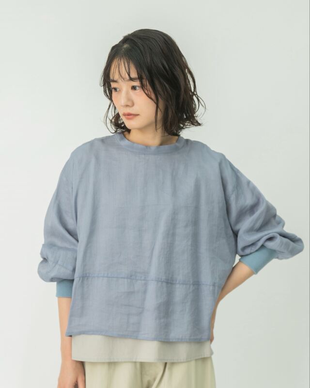 モデル身長：164ｃｍ　着用カラー：ブルー