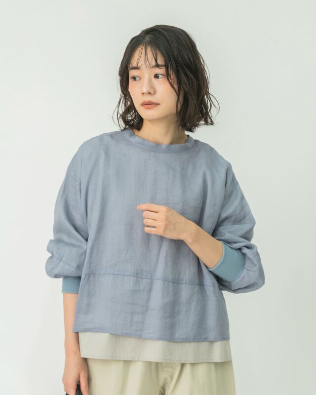 モデル身長：164ｃｍ　着用カラー：ブルー