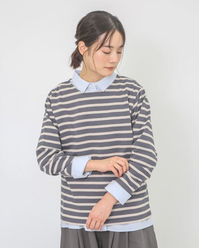 モデル身長：164ｃｍ　着用カラー：サックス