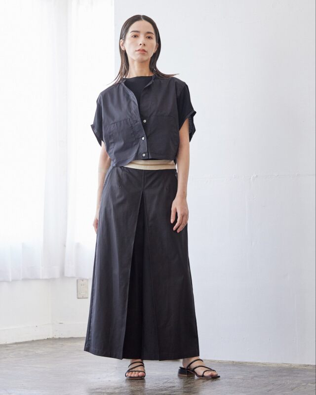 TUTIE.ツチエコットンツイルウエストタックパンツ TUTIE.ツチエコットンツイルウエストタックパンツ - パンツ高 品質