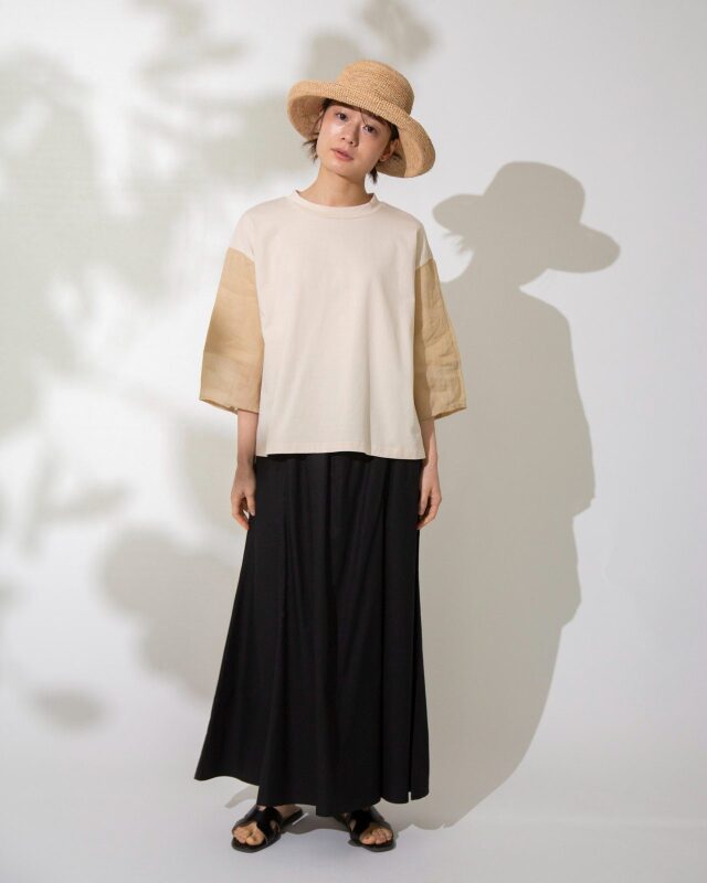 thetoe 正規品　スカート Sサイズ デザインプリーツスカート(ロング・マキシ丈スカート