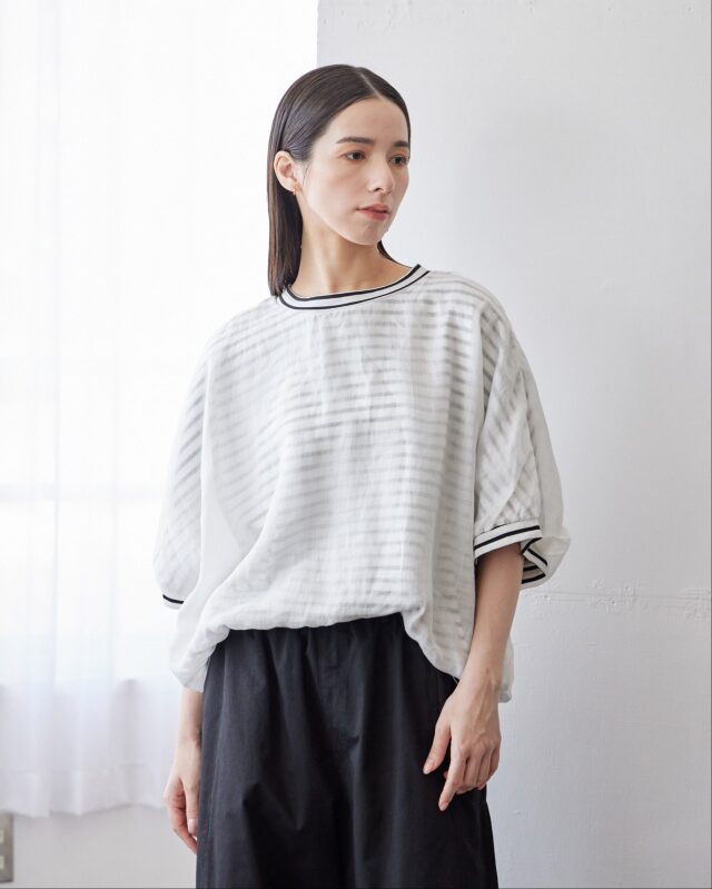 tシャツ コットン天竺 7分袖ボーダープルオーバー レディース 楽天市場】オーガニックコットン やわらかい 綿100%Tシャツ 7分