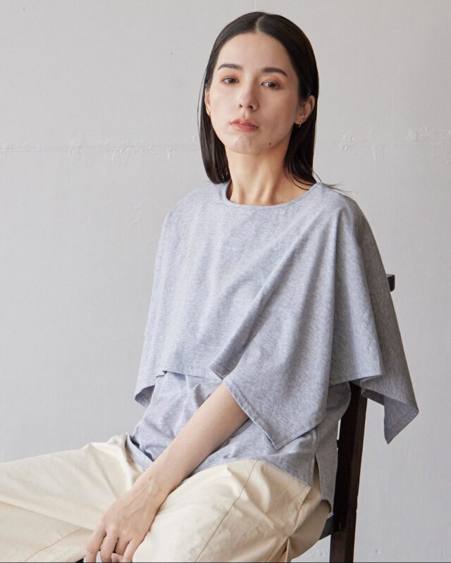 TUTIE.✨リネンデニムフロントファスナー サルペット