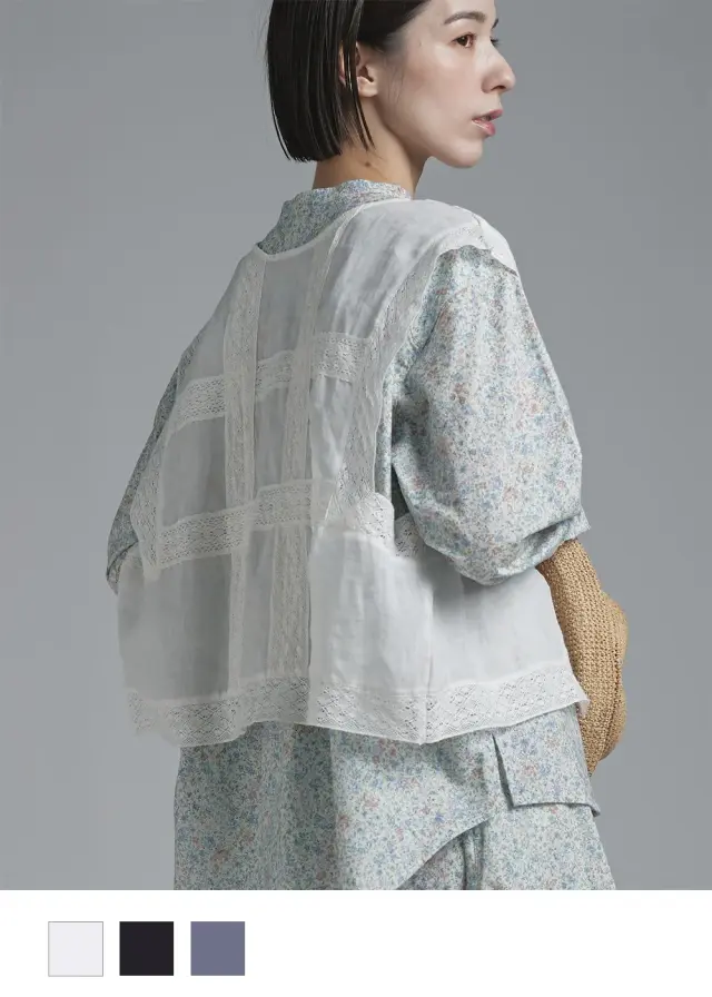 【先行予約】T.　シアーラミーレースベスト