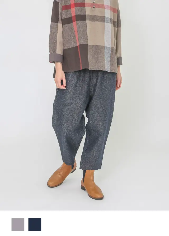 身長：163cm　カラー：ネイビー