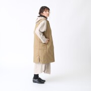 ハイカウントコットンダウンロングべスト【0623AT-60531】