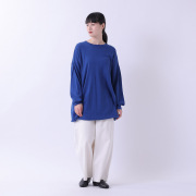 コットンカシミヤウールニット2WAYワンピース 【0623AT-73623】