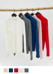 【キナリノコラボ】コーマフライスタートルネックプルオーバー