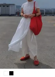 【Sachiさんコラボ】コットンリネンオーバースカート｜再販売