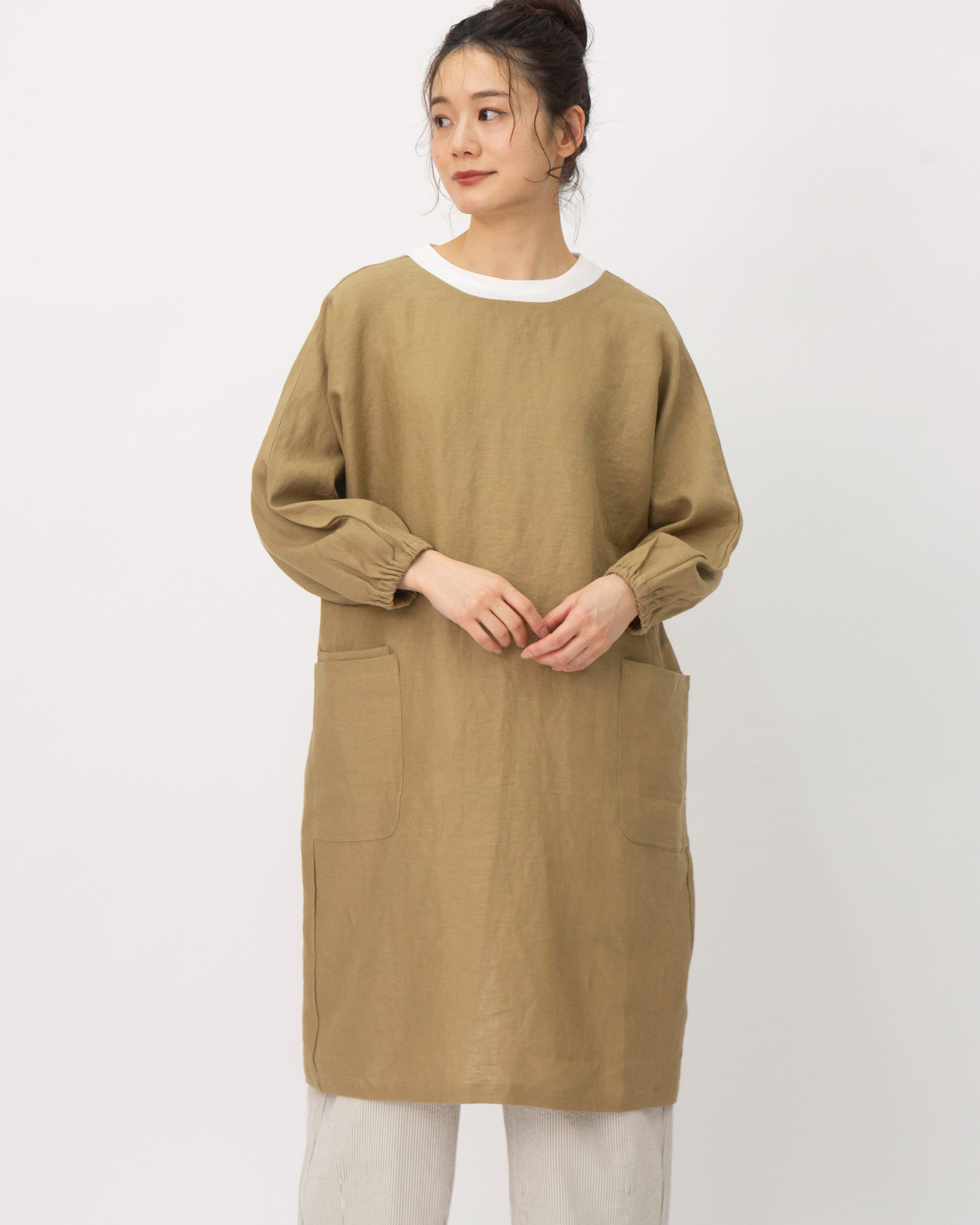 TUTIE．（ツチエ）リネン太番手ムジKappogi【0699TO-23024】