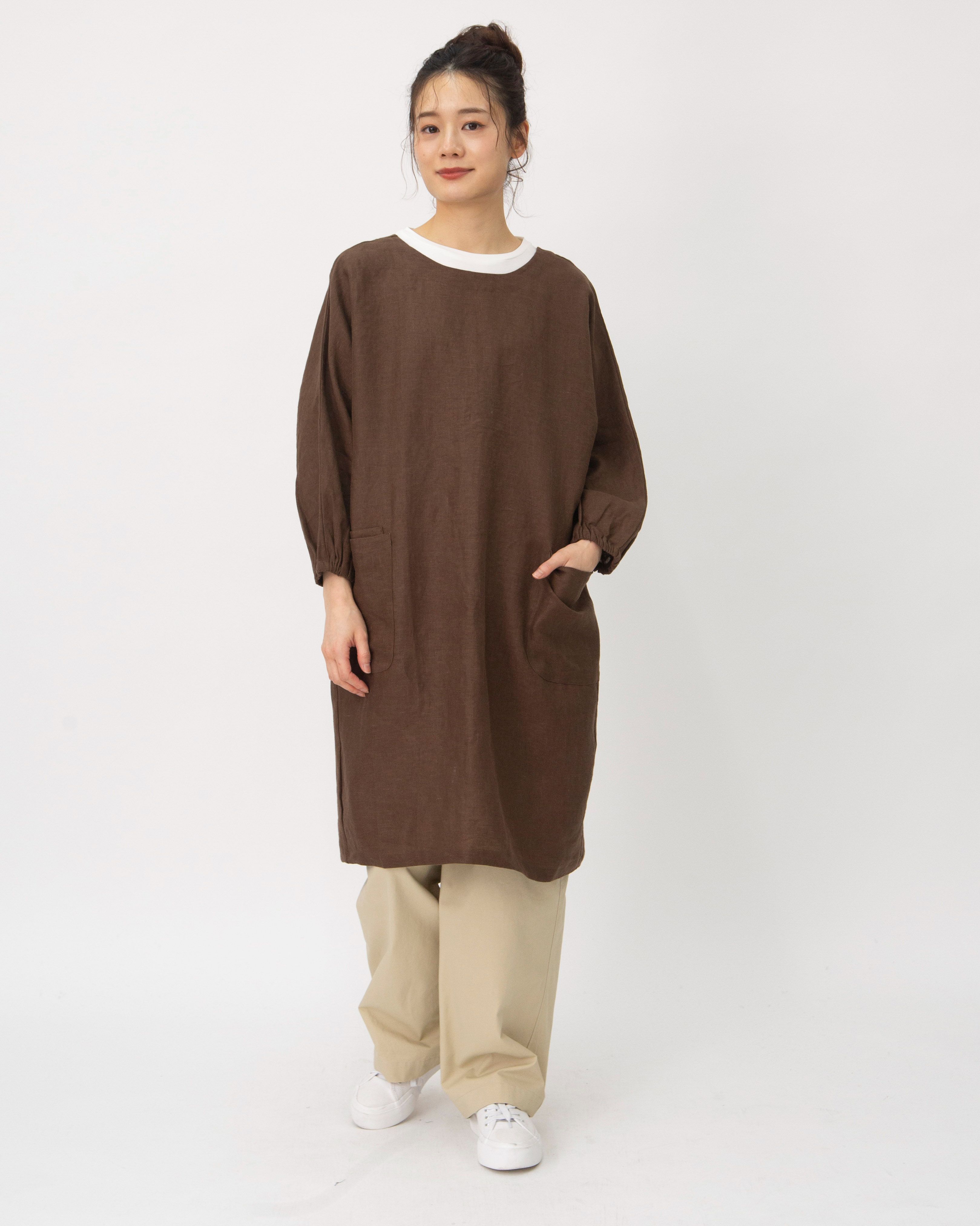 TUTIE．（ツチエ）リネン太番手ムジKappogi【0699TO-23024】