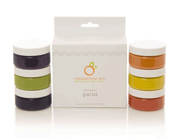 安心・安全・高品質のナチュラル・ペイント　6色セット／クレメンタイン・アート