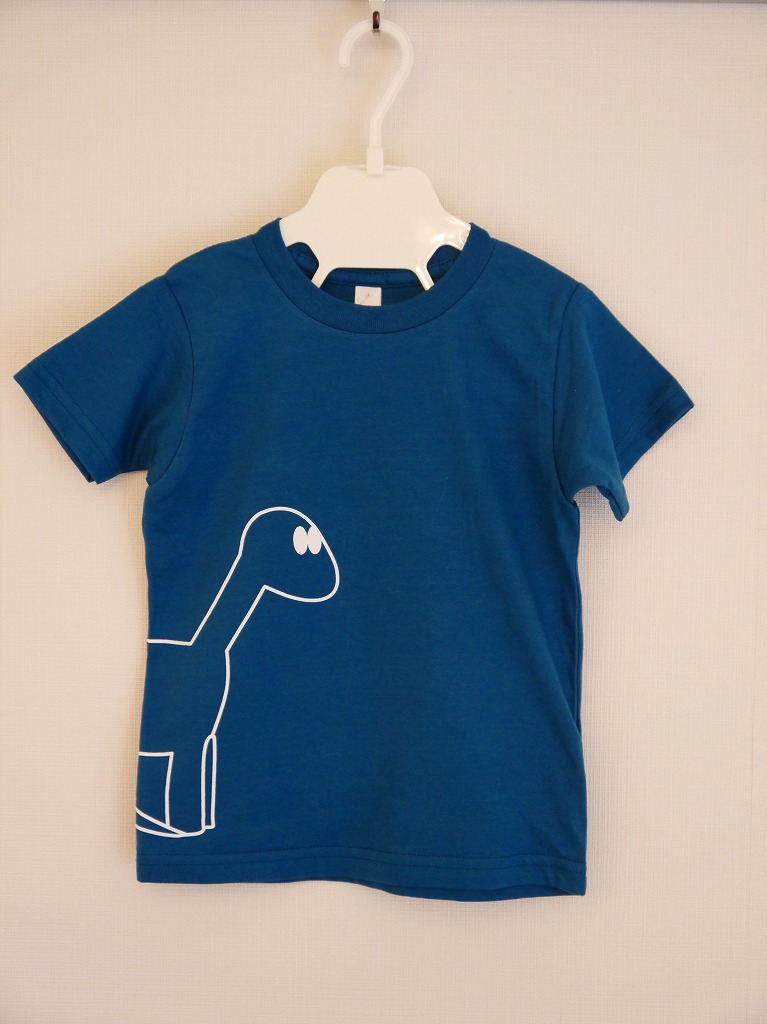 ＜オーガニックコットン100％＞Tシャツ（インディゴブルーdino）／マニー＆サイモン