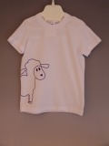 ＜コットン100％＞Tシャツ（ホワイトlamb）／マニー＆サイモン